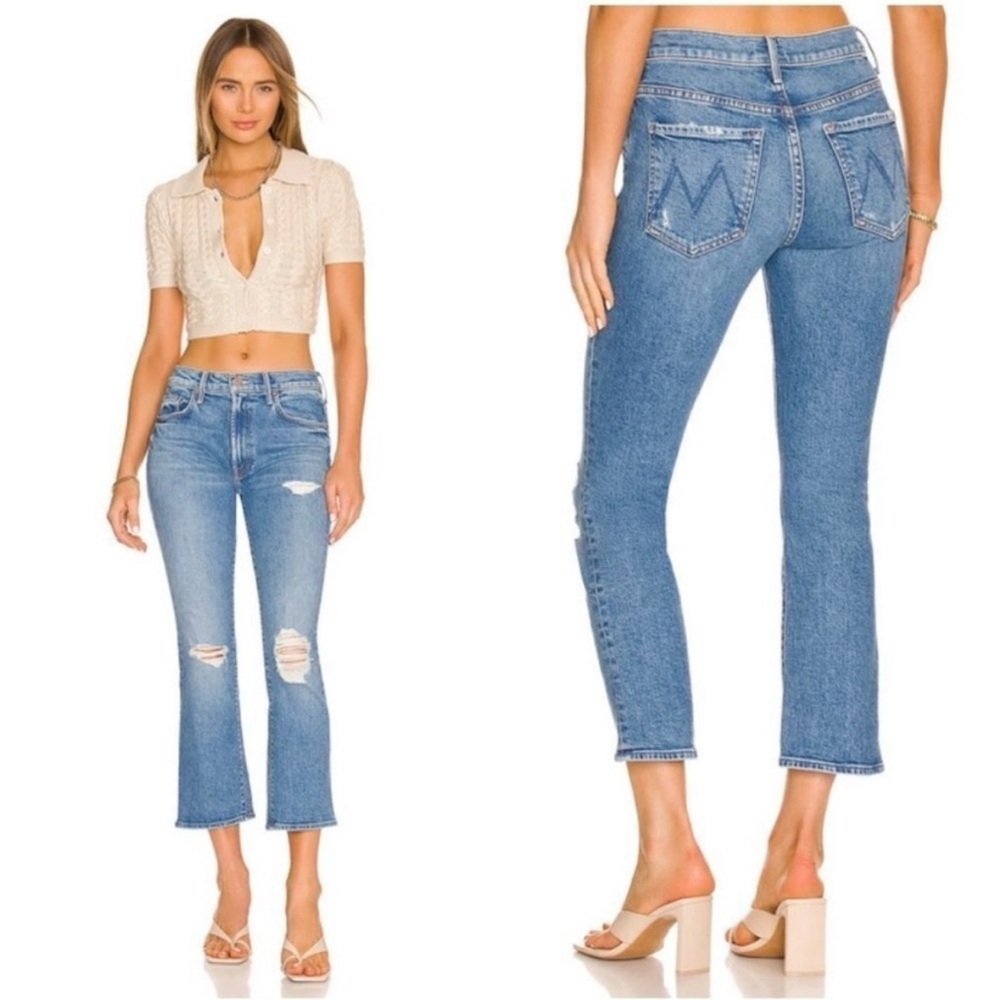 Mother Denim The Insider Ankle Bloom And Doom Size 29